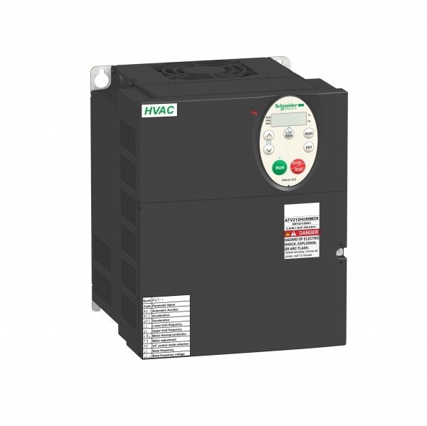 Schneider Electric ATV212HU55M3X ПРЕОБР ЧАСТОТЫ ATV212 5,5 КВТ 240В IP21