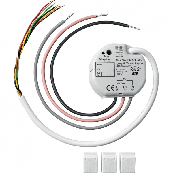 Schneider Electric MTN6003-0002 АКТОР ДЛЯ ВЫКЛ 2КАН 230/6А 2ВХ СКР МОНТ