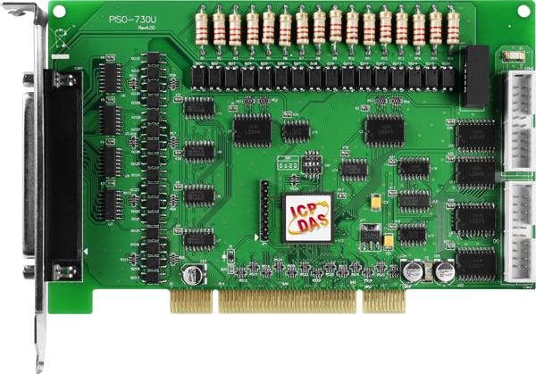 ICP DAS Плата PISO-730U CR Universal PCI, 32-channel Isolated Digital I/O and 32-channel TTL-level Digital I/O(Curren