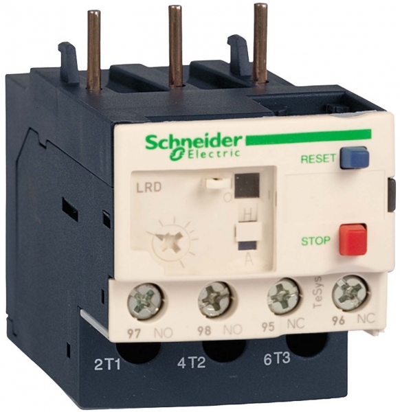 Schneider Electric LRD16 ТЕПЛ. РЕЛЕ ПЕРЕГРУЗКИ 9-13A КЛАСС10 С ЗАЖИМОМ ПОД ВИНТ