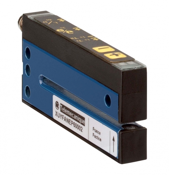 Schneider Electric XUYFANEP40005 ФОТОДАТЧИК ВИЛОЧНОГО ТИПА, ОБУЧАЕМЫЙ, 12-24 VDC, M9