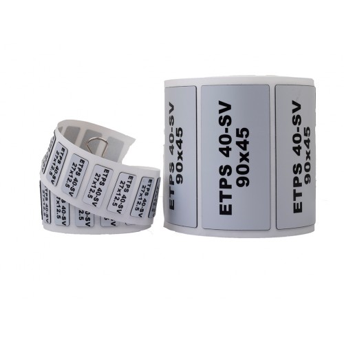 KLEMSAN 808068 Маркировка для Щита ETPS 40- SV 60X30 Серебряная