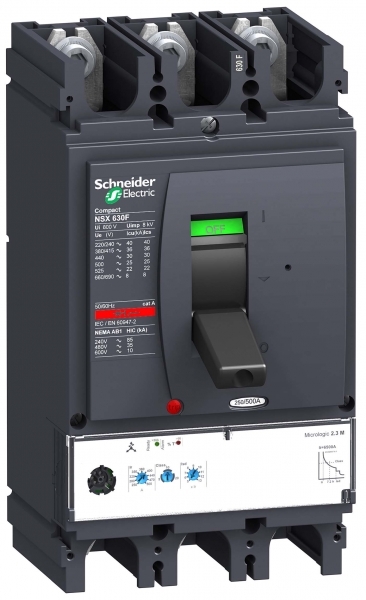 Schneider Electric 3П3Т АВТОМ. ВЫКЛ. MIC.2.3M 500A NSX630F (арт.LV432975)