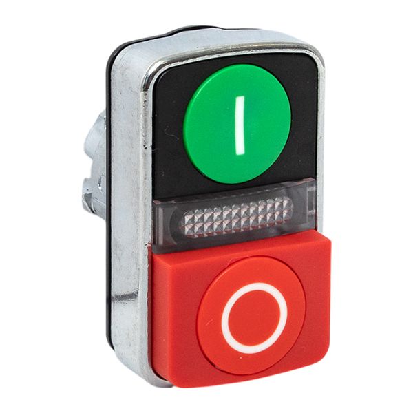 EKF XB4BW84-65 Исполнительный механизм кнопки XB4 "пуск-стоп" с выпирающим стопом возвратный без фиксации, с подсветкой IP65 EKF