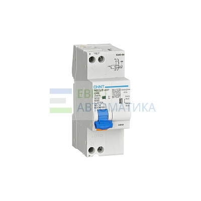 CHINT 533737 АВДТ NB2LE-40ZT 1P+N C16 30мА тип AC 6кА, электронный (Авто) (R)