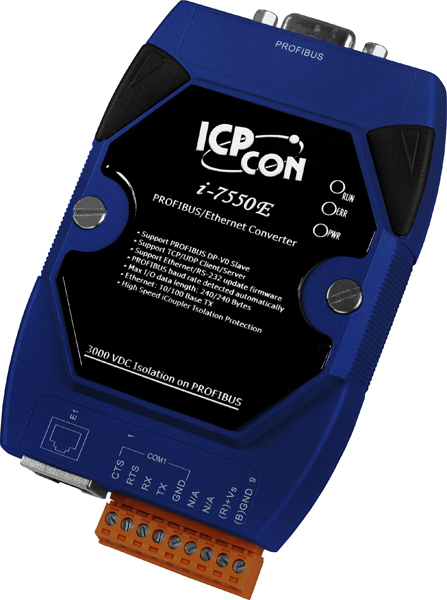 ICP DAS Преобразователь I-7550E CR PROFIBUS/Ethernet Converter(RoHS)