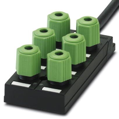 Phoenix contact 1695252 SACB-6Q/4P-L- 5,0PUR Коробка датчика и исполнительного элемента