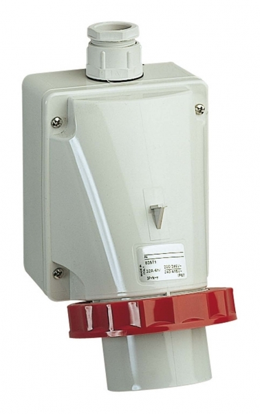 Schneider Electric 83558 НАСТЕН ВИЛКА ВИНТ 16А 3P+E IP67 380В