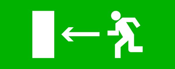 EKF pkal-02-03 Пиктограмма "Направление налево" 240х95мм (для SAFEWAY-10) EKF