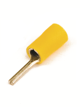 DKC 2C1P Наконечник со штифтом круглого сечения с изолир.фланцем 2,5-6 кв.мм2,6х13 мм (НШКИ)