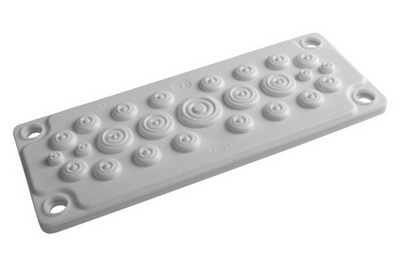 DKC R5HTC25 Кабельный ввод, пластик V0 UL94, IP65,  +130 - 40, 25 отверстий