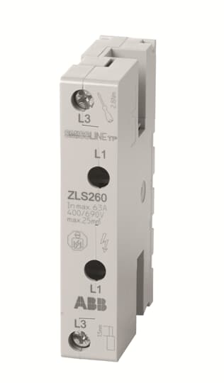 ABB 2CCA205305R0001 Клеммн.блок 63А ZLS260 ABB 2CCA205305R0001 Клеммн.блок 63А ZLS260
