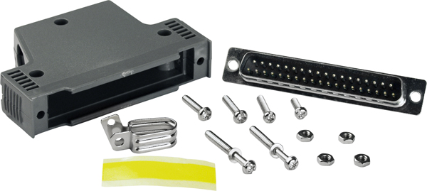 ICP DAS Коннектор CA-4002 37-pin Male D-sub connector with plastic cover