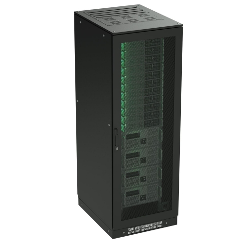 DKC R5IT4282PFB Напольный 19" IT-корпус ДКС серии CQE 42U 800х2000х1200, двери перфорированная+перфорированная, пане
