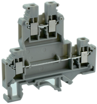 Клемма винтовая двухуровневая UKJ-2.5/2-2L 011348