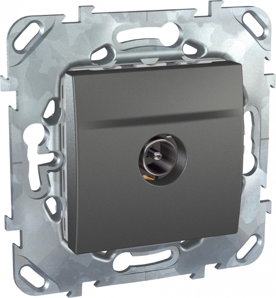 Schneider Electric MGU5.463.12ZD UNICA TOP РОЗЕТКА TV, проходная, ГРАФИТ Schneider Electric MGU5.463.12ZD UNICA TOP РОЗЕТКА TV, проходная, ГРАФИТ