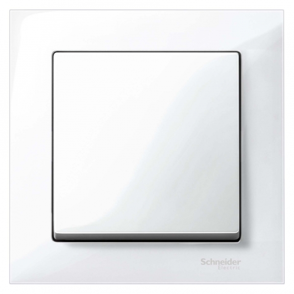 Schneider Electric MTN4010-3625 MERTEN M-Pure РАМКА 1 пост, БРИЛЛИАНТОВЫЙ БЕЛЫЙ, SM