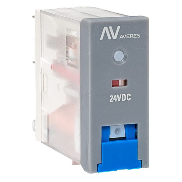 EKF rpat-22-2-24DC Реле промежуточное с кнопкой и мех. Индикацией RPAt 22/2 8A 24В DC AVERES EKF