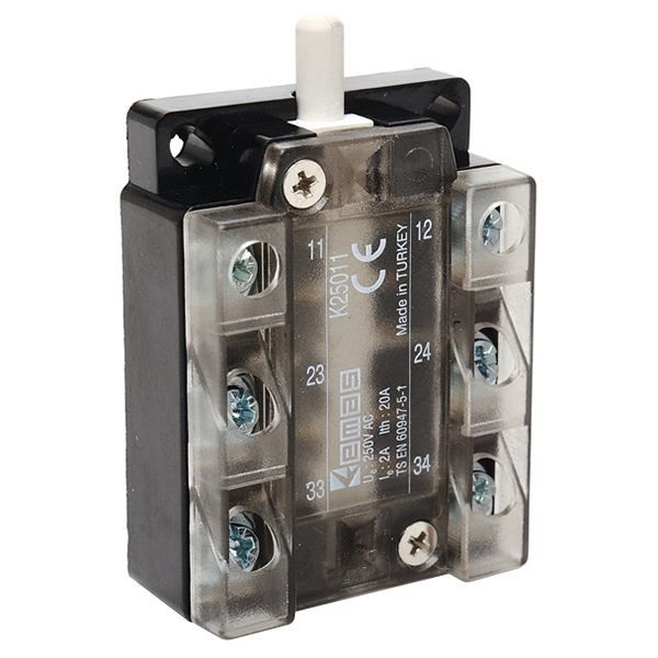 K25011V Минивыключатель винтовой (2НО+1НЗ)