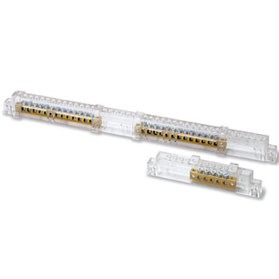 ABB 12492 Клеммник N+PЕ в сборе на 8М для ESTETICA-UNIBOX-EUROPA IP40, 12М для EUROPA IP65-Polycar