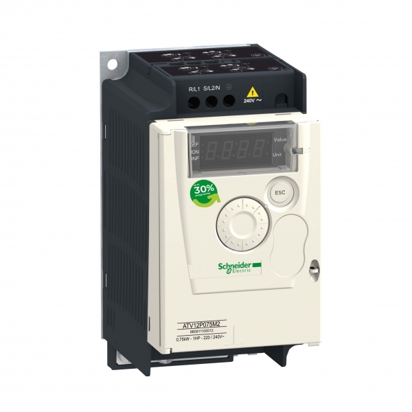 Schneider Electric ATV12P037M3 ПРЕОБР ЧАСТОТЫ ATV12 0.37КВТ 240В 3Ф