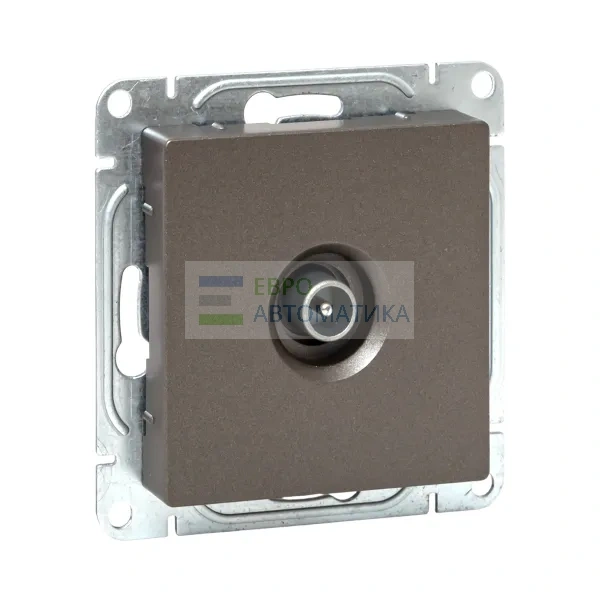 EKF UP1-SOM-TV-3 Механизм розетки TV, оконечная, мокко Эпика EKF