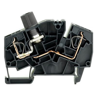 Weidmuller 1826200000 ZSI 2.5-2/2X2AN/G25 Исполнение: Z-серия, Клемма с предохранителем, Расчетное сечение: 2.5 мм.кв, Пружинное соединение, черный, Непосредственный монтаж