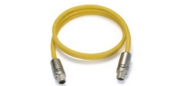 MOXA Кабель CBL-M12XMM8P-Y-100-IP67 1-meter M12-to-M12 Cat-5 UTP Ethernet cable with IP67-rated 8-pin male X-coded crimp type M12 connector