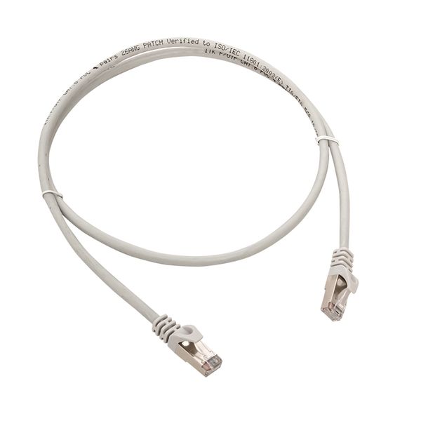 EKF TRCS-6ASF-LSH-1M-WH Патч-корд TERACOM CS Cat.6A экранированный S/FTP оболочка LSZH белый (1,0м)