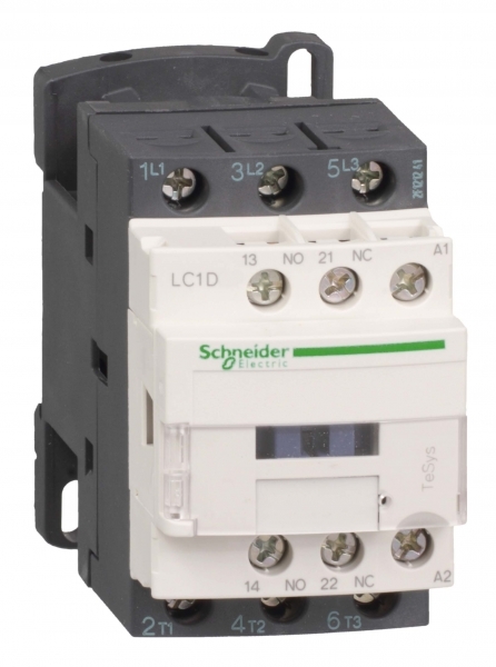 КОНТАКТОР D 3Р, 9A, НО+НЗ, 220V DС, 2.4 ВТ
