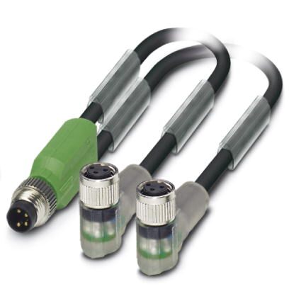 Phoenix contact 1458758 SAC-3P-M8Y/2X0,6-PUR/M 8FR-2L Кабель для датчика / исполнительного элемента