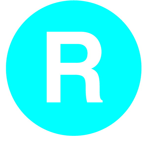 Кнопочный шильдик , выступающий синий , R (M22-XDH-B-X6)