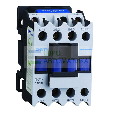 CHINT 520860 Контактор NC1-1810 18А 660В/АС3 1НО 50/60 Гц (R)