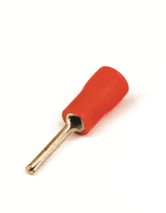 DKC 2A1P Наконечник со штифтом круглого сечения с изолир.фланцем 0,25-1,5 кв.мм1,7х11,5 мм (НШКИ)