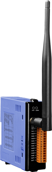 ICP DAS ZT-2017 CR Wireless 8-channle Analog Input Module with High Voltage Protection (RoHS)(Long Range)