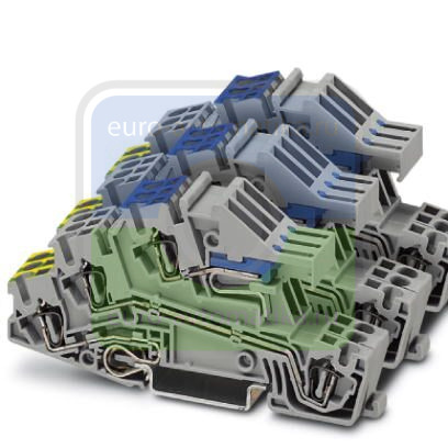 Phoenix contact 3038079 STI 2,5-3PE/3L/3NT Заземляющие клеммы для выполнения проводки в зданиях