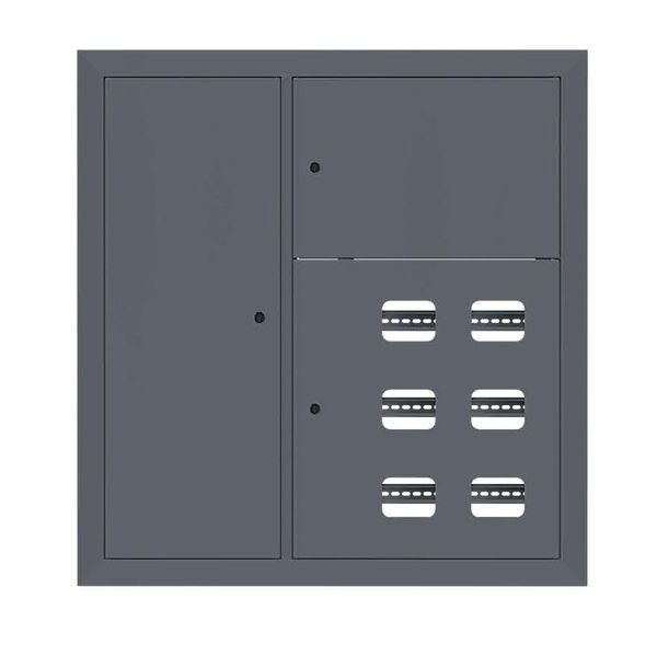EKF mb29-v-6z-ral7024 Щит этажный 6 кв. слаботочка слева RAL7024 (1000х950х150) EKF PROxima
