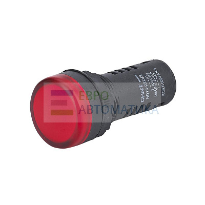 CHINT 267993 Индикатор световой помехозащищенный ND16-22D/2K2 красный АС 110В (R)