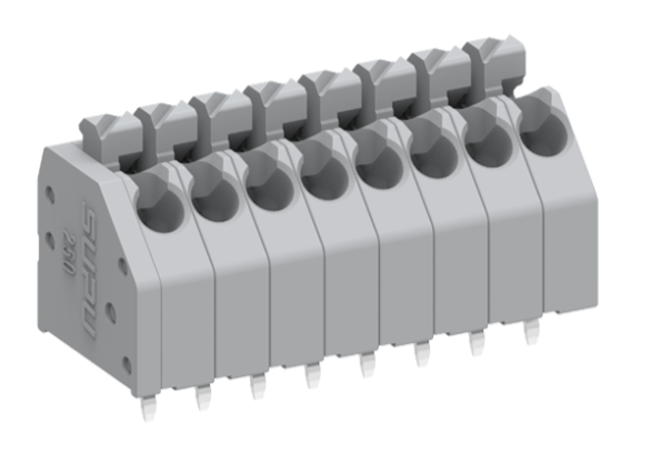 SUPU 250105 Клемма MCS, одинарное отверстие, шаг 3.5мм, 5 конт., сер., шт
