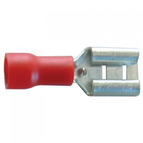 KLEMSAN 593017Z Наконечн. изол. 1,5-2,5 мм.кв., плоский гнездовой, 2,8х0,5;  KFD-2285