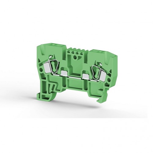 KLEMSAN 306232 Клеммник пружинный 4мм.кв. (зеленый); YBK4