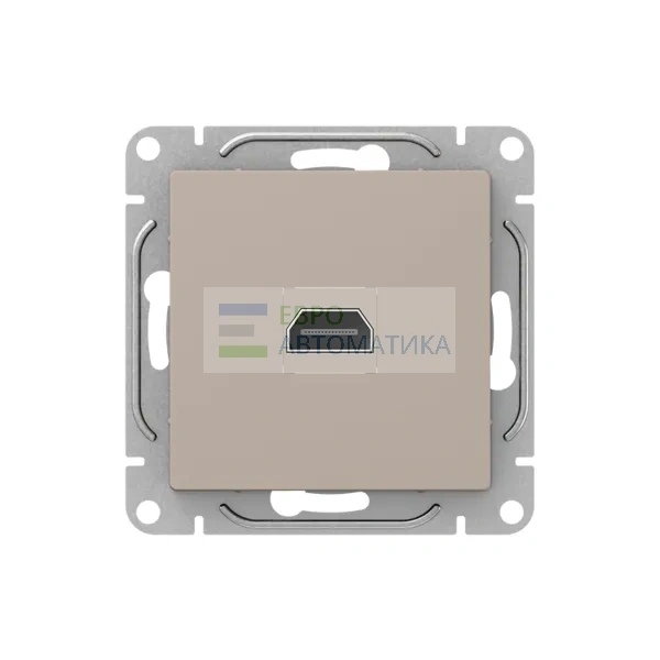 EKF UP1-SOI-HDMI Механизм розетки HDMI, кремовый Эпика EKF