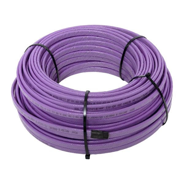 EKF ESU-45F-50 Саморегулирующийся нагревательный кабель ESU-45F (45 Вт/м) 50 м, фторопласт