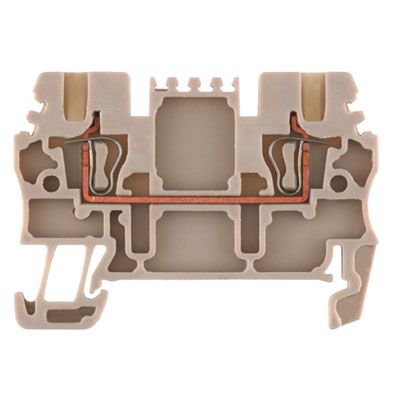 Weidmuller 1775480000 ZDU 1.5 Исполнение: Проходная клемма, Пружинное соединение, 1.5 мм.кв, 500 V, 17.5 A, Темно-бежевый