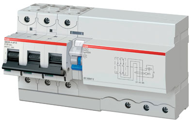 ABB 2CCB863004R0844 Выключатель авт. диф. т. DS803S C 125/0.03 AP-R