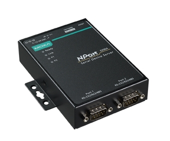 MOXA Сервер NPort 5250A-T 2 port RS-232/422/485 advanced, DB9, t:-40/+75