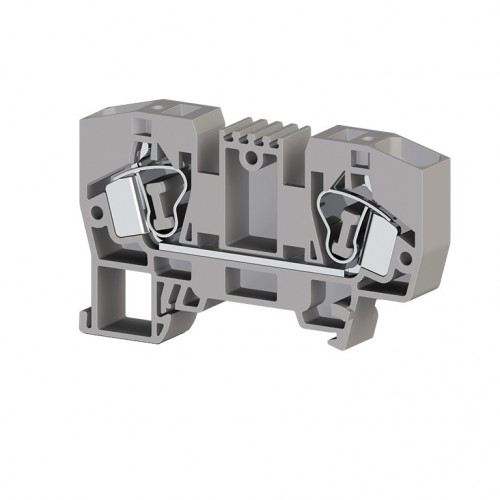 KLEMSAN 306425 Миниклеммник пружинный на DIN-рейку (MR15), 2,5 мм.кв. (черный); MYK2,5