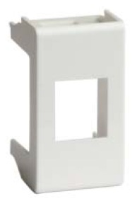 DKC 45008 Адаптер для информационных разъемов SIEMON, «Viva», 1 мод., белый