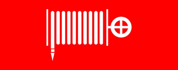 EKF pkal-02-06 Пиктограмма "Пожарный гидрант" 240х95мм (для SAFEWAY-10) EKF