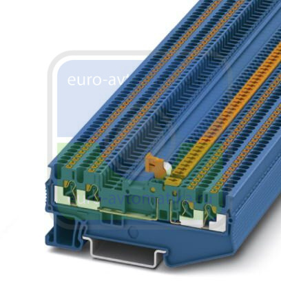 Phoenix contact 3210322 PT 1,5/S-QUATTRO-MT BU Клеммы с ножевыми размыкателями
